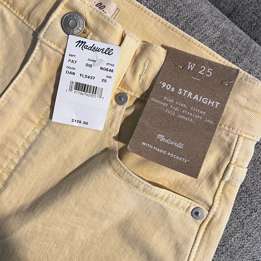 Madewell '90s Straight Men's Jeans - Cream